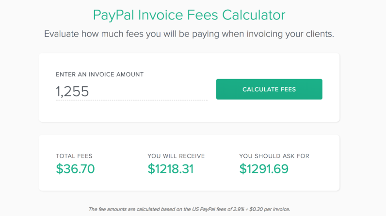 paypal 3.5 fee