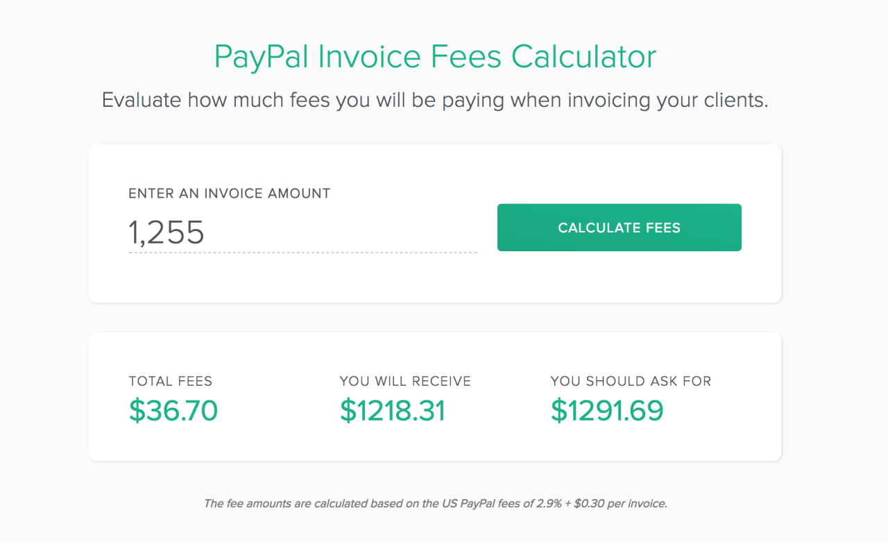 paypal 3.5 fee