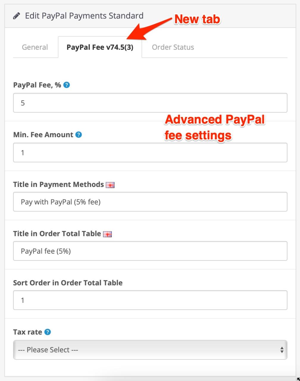 paypal 3.5 fee