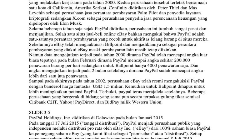 PayPal: Sejarah dan Perkembangannya