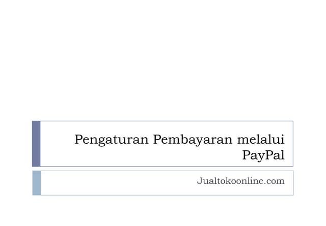 Pengaturan Pembayaran Cadangan di PayPal: Mencegah Kegagalan Transaksi