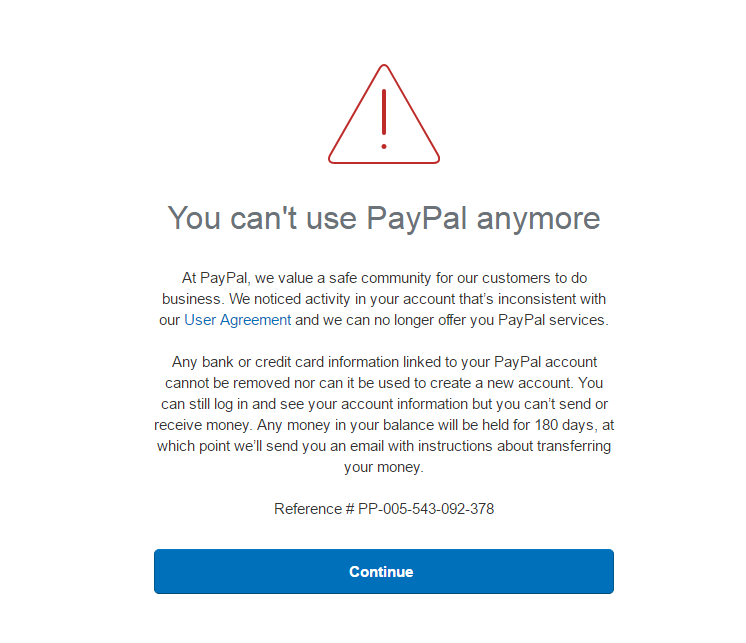 Dapatkah Anda Diblokir dari PayPal?