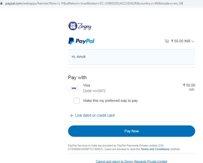 Can I shop on Amazon.in using PayPal in India?