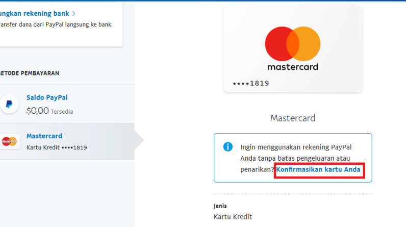 Paypal Tidak Menerima Kartu Saya: Penyebab dan Cara Mengatasi