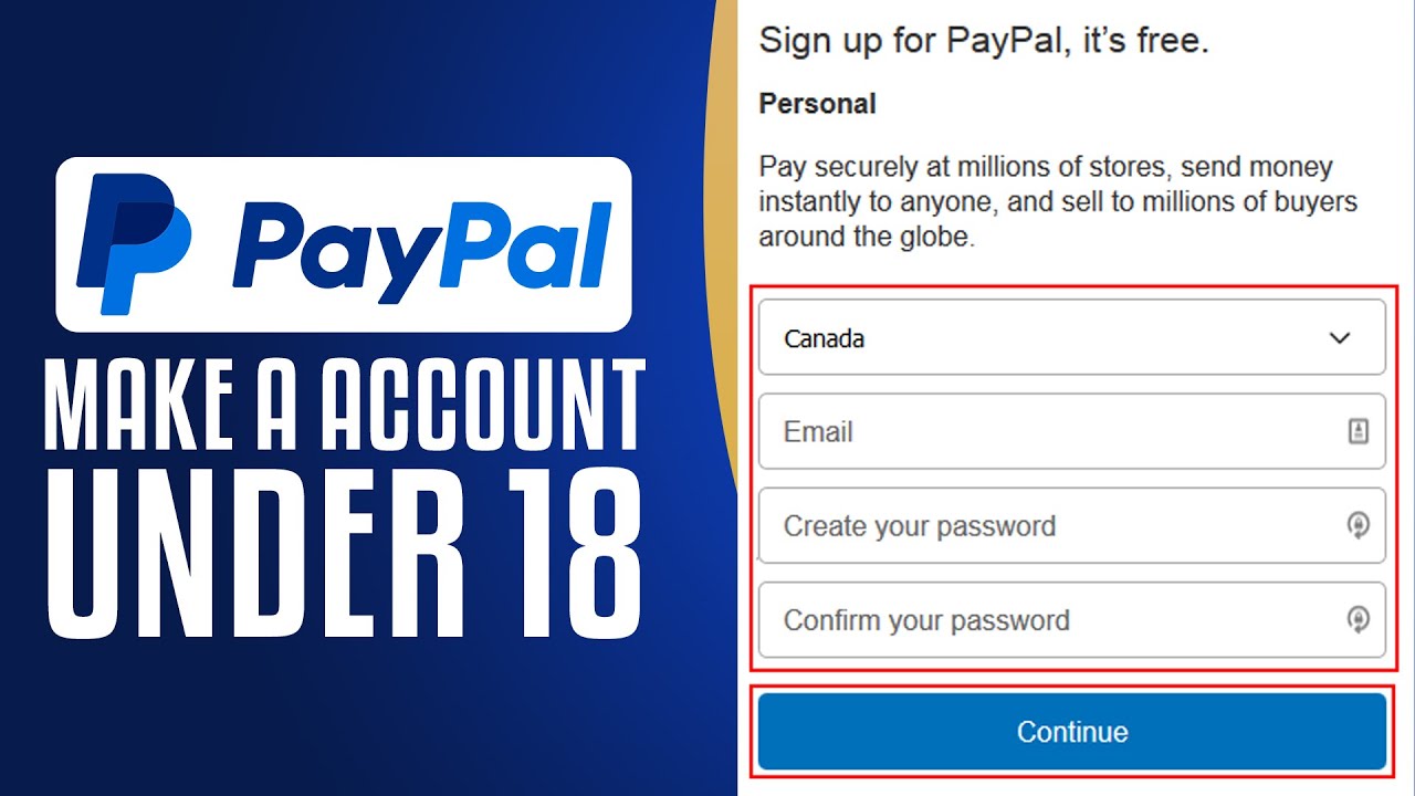 Dapatkah Remaja Membuat Akun PayPal?