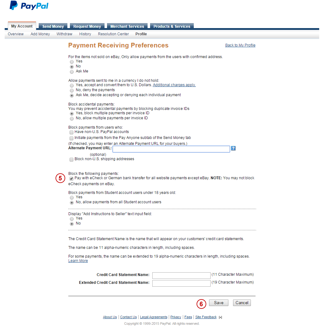 Pengenalan tentang PayPal eCheck